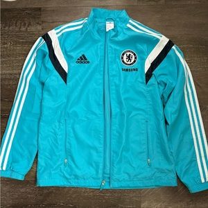 RARE VINTAGE 2014 adidas m37129 Chelsea FC Presentation Soccer Jacket Size M